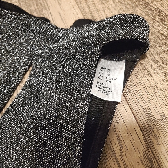 H&M Glittery Bodysuit - Size XS - Picture 3 of 7
